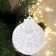Christmas tree decoration for painting "Santa" 4 pcs., Brush
