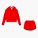 Women's costume (sweatshirt and shorts) Mist, p. 40-42, red
