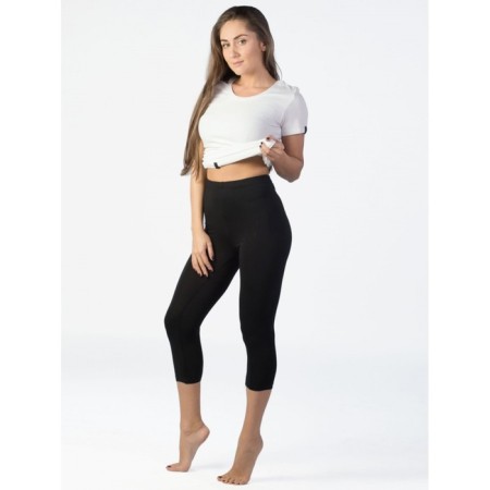 Female leggings, size 42, black color