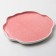Ceramic dish for serving "pink", 27 cm, pink color
