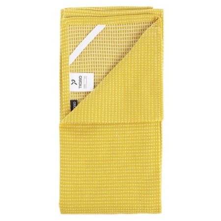 Set of waffle towels Essential, size 50x70 cm, 2 pcs, mustard color-2