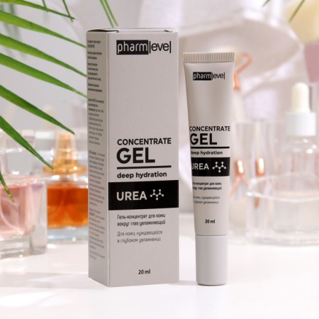Gel-concentrate for the skin around the eyes of Pharmlevel Urea moisturizing, 20 ml