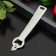 Knife of canine shade zero, stainless steel, silver color