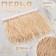 Braid with ostrich feathers, 8-10 cm, 5 ± 0.5 m, ivory color