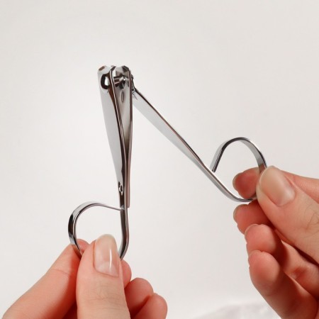 Kusachki-cannips are manicure, in the form of scissors, 7.5 cm, silver color-8
