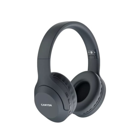 Headphones Canyon CNS-CBTHS3DG, full-size, microphone, BT 5.1, 300 mAh, gray-1