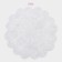 A set of lapeling lapels "Lydia", d = 38 cm, 4 pcs, white color