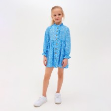 Dress for girls minku Blue color, height 122