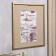 Photo frame pine c19 gold 40x40 cm (plastic screen)