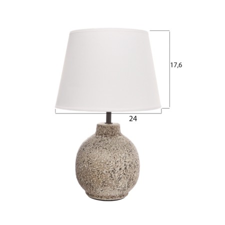 LUEZE table "Louise" 1x40W E27 beige 25x25x38, 5cm-5
