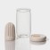 Glass glass with a lid and tube "Bjorn", 450 ml
