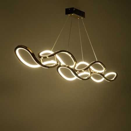 Lamp with PDD "Jenny" LED 80W 3000-6000k gold 140x18.5x12-112 cm-2