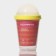 A plastic glass for yogurt and muesli Dolyana, 320 ml, 9 × 9 × 15 cm