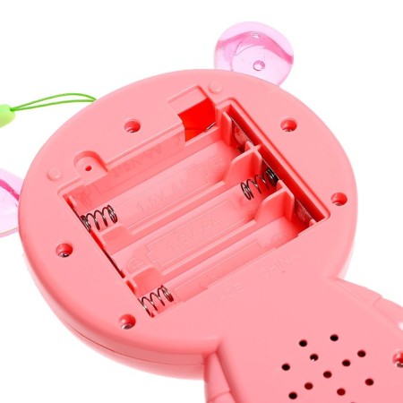 Musical toy "Favorite animals: Mishutka", sound, light, pink color-4