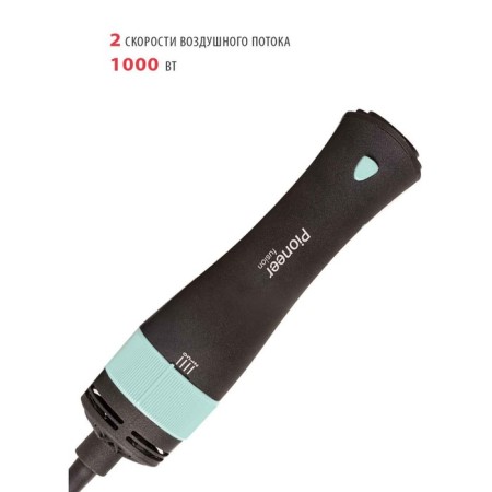 Pioneer HB-1003D fenger, 1000 watts, 2 temperature conditions, black and turquoise-2