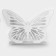 Salphetens Dolyana "Butterfly", 13.5 × 4 × 9 cm, white color