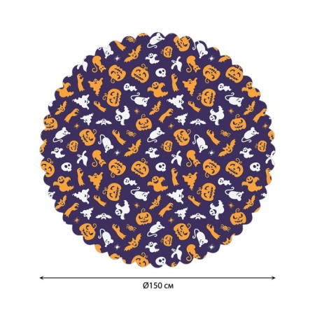 The tablecloth “Halloween”, Round, Saten, D = 150 cm-1