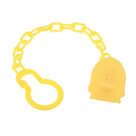 Holder for the nipple - dummy, on the chain, color mix-3