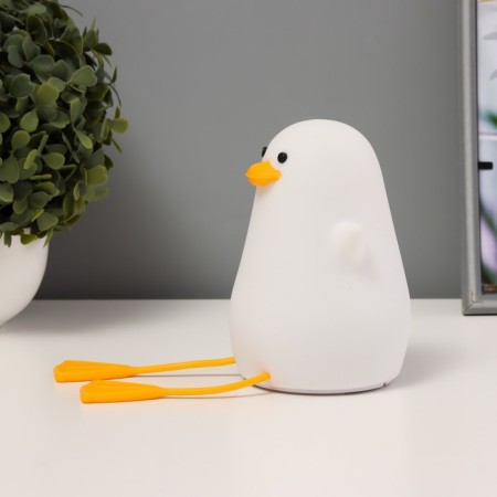 Night-mock "Duck" LED USB AKB white-yellow 9x9x20 cm-8