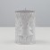 New Year's candle "Christmas tree" 5.5x8 cm, silver