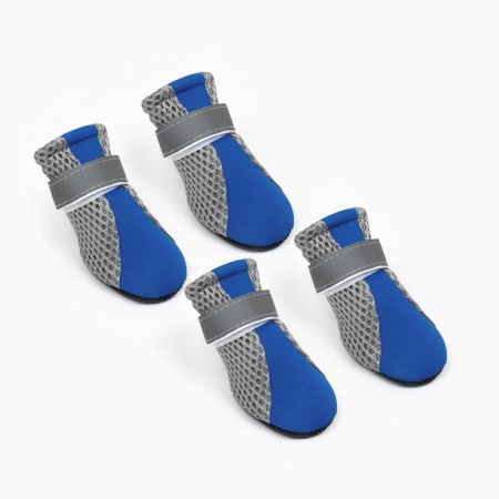 Dog boots "comfort +", size L (5.3 x 4 cm), blue-6