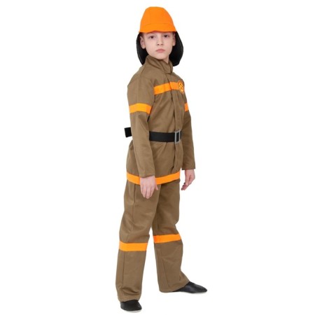 Fireman carnival costume: jacket, trousers, belt, helmet, p. 30–32, height 116–122 cm-1