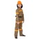 Fireman carnival costume: jacket, trousers, belt, helmet, p. 30–32, height 116–122 cm