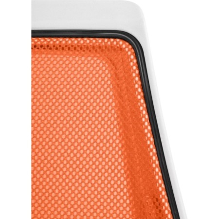 Children's armchair Ergoplus metal/fabric, chrome/orange 61x55x84 cm-7