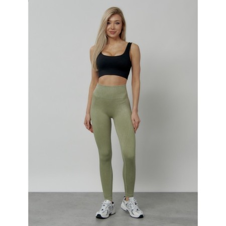 Lingins for fitness women, size 46, khaki color