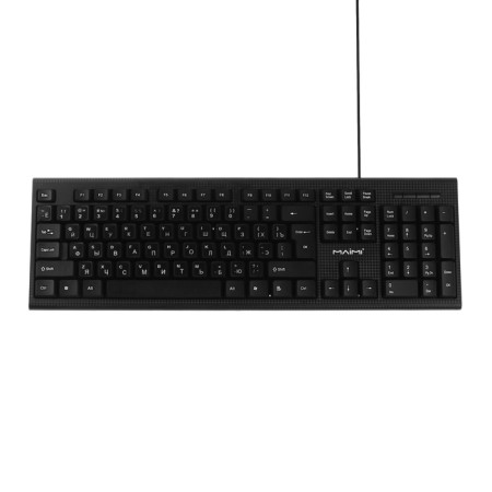 Keyboard set and mouse S3, wired, membranes, 1200 dpi, USB, black-2