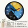 Wall clock, D-20 cm, interior, "geometry", silent