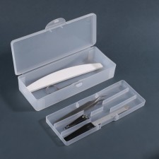 Organizer for storing manicure/cosmetic supplies, with investment, 19 × 7.5 cm, white color