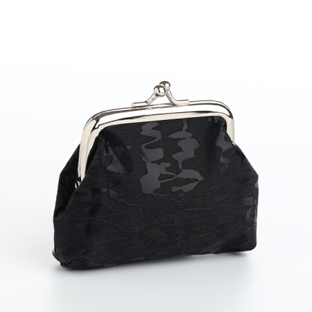 Women's wallet on the farmar, black color-2