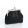 Women's wallet on the farmar, black color