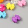 Plastic beads "Bows. Bright and transparent" set of 20 g 1.9x1.6x0.9 cm
