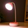 Linei table lamp LED 2W USB AKB Pink 10.5x10.5x37 cm Risalux