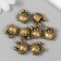 Busina for creativity Metal "Krabik" gold 1.7x1.7 cm