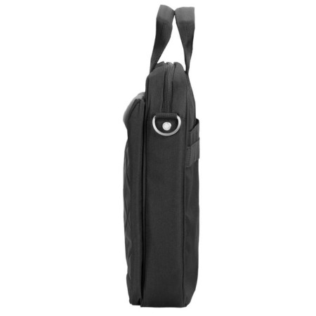 Business Bank, Lightning Department, 2 external pockets, mounting on a suitcase, black color-1