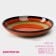 Plate ceramic deep shade "India", 600 ml, d = 20 cm, color orange color