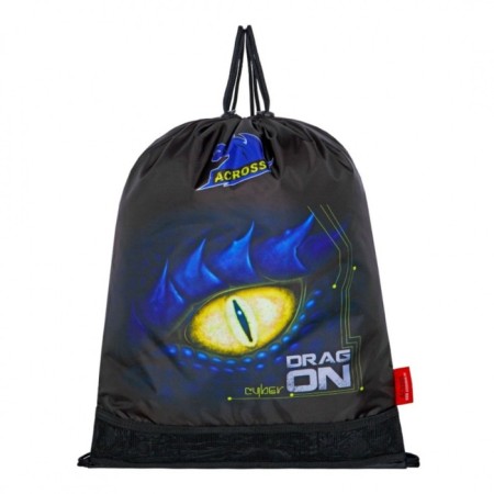 Frame backpack 35 x 28 x 15 cm, Across 178, filling: bag, pencil case, blue ACR22-178-2-8