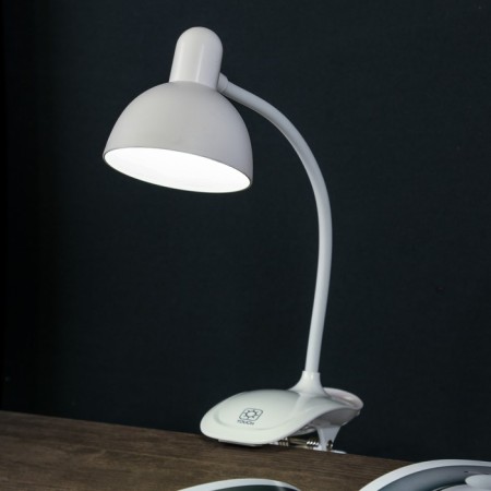 Table lamp on the clothespin "Mona" LED 5W USB white 16x16x38 cm Risalux-3
