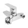Bath mixer Zein Z3854, single -leaf, shower set, watering can 5 modes, chrome