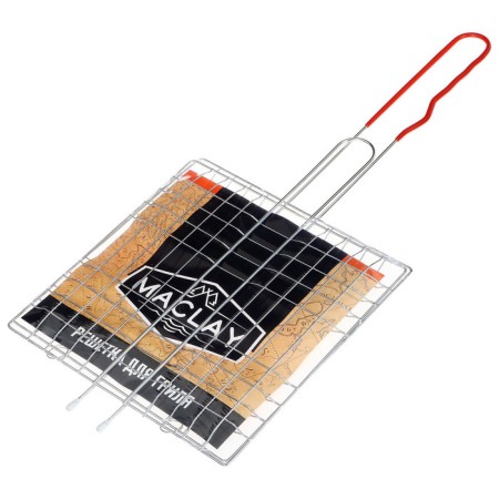 Ground Grill Universal Maclay, 21x21 cm, chrome steel, for barbecue-9