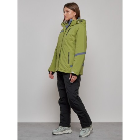 Ski suit female, size 54, khaki color-1