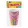 A one -time paper glass "Happy Birthday" Beauty, 250 ml. (set 6 pcs)