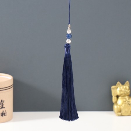Textile suspension, metal "Butterfly" dark blue 1x1.2x16.5 cm-1