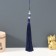 Textile suspension, metal "Butterfly" dark blue 1x1.2x16.5 cm