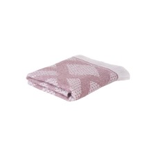 Waffle towel with fringe 