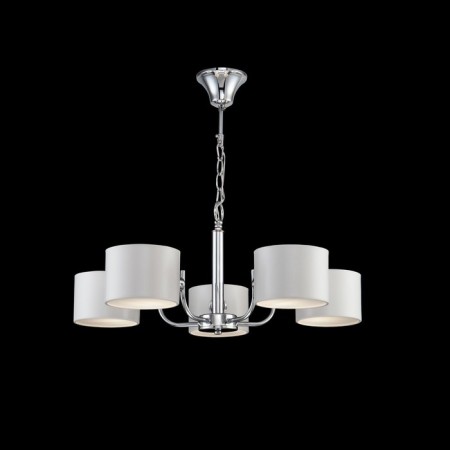 Anita chandelier, 5x40W E14, chromium color