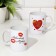 Sublimation mug "beloved husband", with application